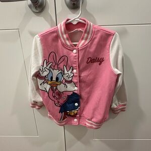 PatPat Pink and White Kids Jacket